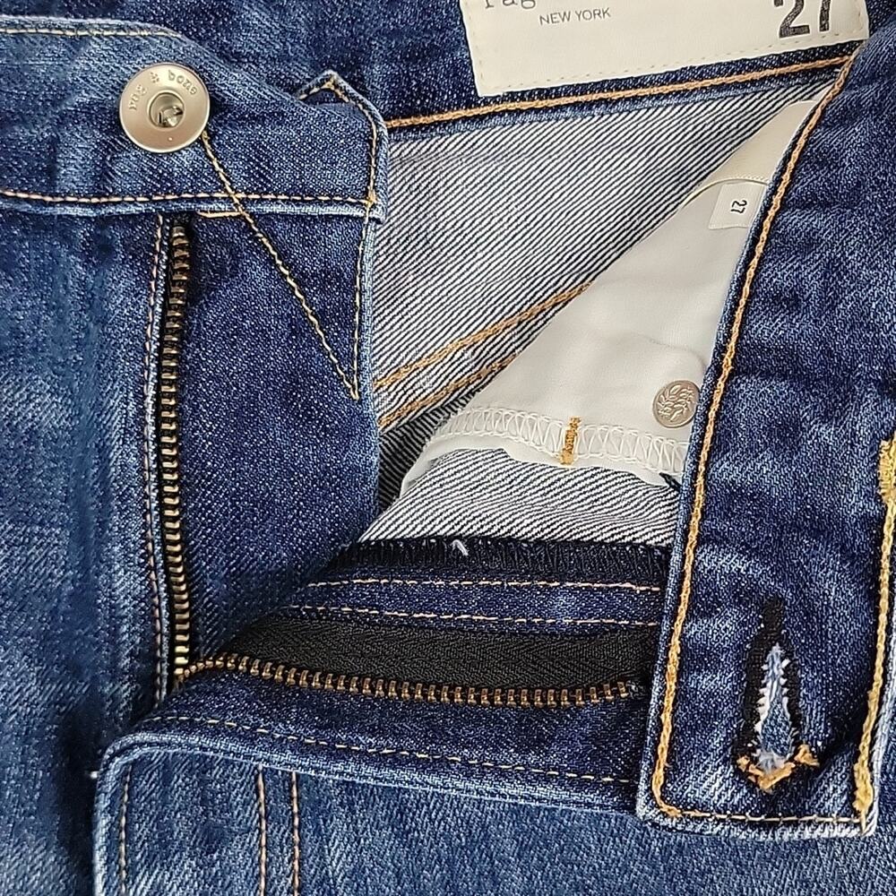 Rag‎ and Bone Denim Justine High Waist Cut Off Shorts Raw Hem 27 - Picture 4 of 15